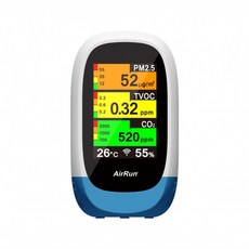 AirRun Q10X 五合一空氣品質偵測器 - Wifi遠端監控 台灣研發製造, 1個