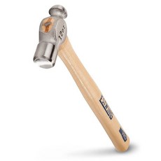 ESTWING Sure Strike Ball Peen Hammer - 단조 스틸 헤드와 히코리 나무 손잡이가 있는 24온스 금속 가공 도구 - MRW24BP, 12 oz (Ounces)