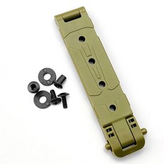 1조각 Molle-lok K 외장 허리 클립 시스템 백 Kydex 운반 MOLLE (나사 포함), 02 1 piece Green