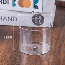 圓形慕斯杯甜品西點盒布丁杯加厚透明一次性打包盒蛋糕包裝盒烘焙, 1個, 200ml圓形杯;:1組x10個