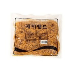 제이 밴드 10000 대용량 천연 노란 고무줄 1.3mm, 노란색(40mm)