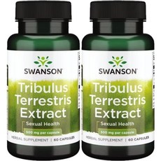 스완슨 트리뷸러스 테레스트리스 남가새 추출물 500mg, 60정, 2팩, 60정