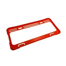 新型7碼車牌框 汽車貨車牌照框 造型時尚多色系 車牌保護框 車牌裝飾 車牌螺絲 全新設計 自用送禮 台灣製現貨, 限量版 特製橘 粗角型設計, 1個