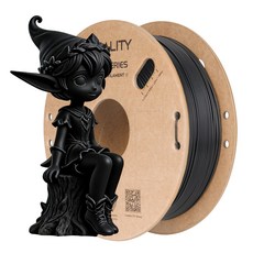 크리얼리티 CREALITY Hyper PLA 3D 프린터 고속 프린팅 소모품 소모품 부품 1.75mm, 블랙