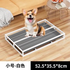 狗狗廁所大中小型犬可抽拉耐腐蝕防濕寵物狗便盆一體式可沖水, 1個, 1個裝