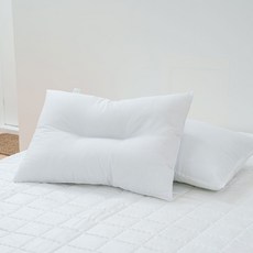 옵티머스 국내산 마이크로화이바 항균 호텔 목편한 베개솜, 화이트 스탠다드, 2개