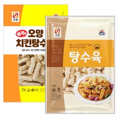 사조오양 치킨 탕수육 1kg+탕수육 1kg, 1kg, 2개