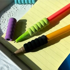 퓨리샵 펜그립 볼펜그립홀더, 8p 블랙