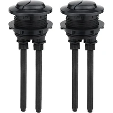 게베릿 원형 듀얼 플러시 교체 키트와 호환되는 변기 버튼 (침실 수리용), 01 Black-2