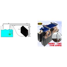 XDHY 水族冷水機，雙排四管八銅管高效降溫系統