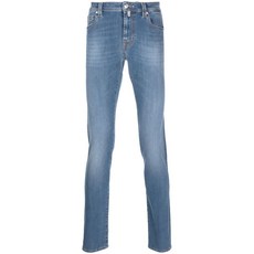 사르토리아트라마로사 로우라이즈 슬림 핏 진