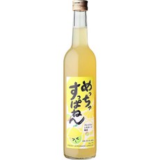 굉장히 장하다 프레시 레모네이드 매실주 500ml 레몬 매실 리큐어 레모네이드 술 알코올 도수 7% 새콤달콤한 술 첨가물 미사용 레몬하이볼 소다 업 칵테일 술 특이한 사케슈히나타