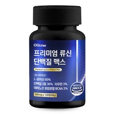 올리트루 프리미엄 류신 단백질 맥스, 1개, 120정
