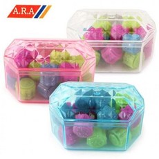 공기놀이 아라과학교재 2000 크리스탈 공기 놀이 (랜덤1개 GWM PLWFGL4X0