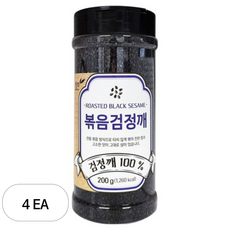 청화 볶음검정깨 100%, 200g, 4개