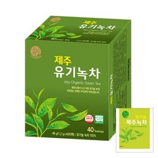 우리차 제주 유기녹차, 1.2g, 40개입, 2개