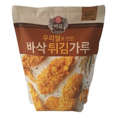 백설바삭튀김가루 1KG씨제이제일제당(주), 1개, 1kg