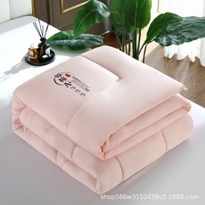 A타입 원면 싱글 2인 봄가을 이불 두꺼운 선물 이불 심 콩 섬유 이불