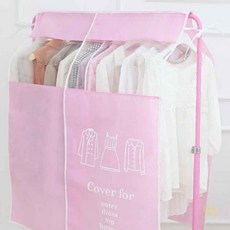 코튼 드레스룸 행거커버, 그레이, 그레이