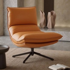 1인용 회전식 리클라이너 빈백 소파 거실 발코니용 패브릭 안락의자 인테리어용 편한의자 카페, 클래식 옐로우 벨벳 의자