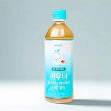티트리트 차음료 여우티 호박팥차, 12개, 500ml