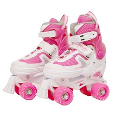 랜드웨이 아동용 레이싱 롤러스케이트, 핑크, 1개