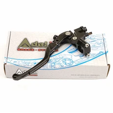 유니버설 오토바이 케이블 클러치 레버 아델린 ARC-1 7/8”22mm 마운트 CNC (혼다 디오 야마하 mt07 스즈키, 01 검정색