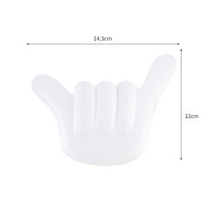 浴室宿捨收納梳子置物架，壁掛免打孔衛生間置物架，多功能床頭收納盒, 手指白色款【送膠貼】, 1個