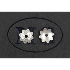 沐錦飾品材料DIY 7MM多角形不鏽鋼花蓋{DSH-B/7} @200入, (304L)200入/瓶