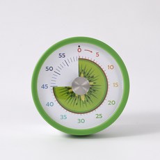 공심 무소음 상크한 과일 타이머, 1개, 키위