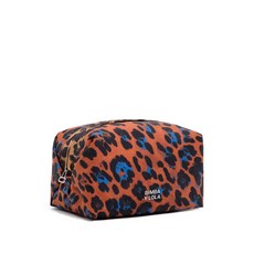 빔바이롤라 레오파드 프린트 지퍼 메이크업 파우치