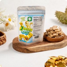 과일 가루 분말 파우더 두리안 맛 토피 캔디 바로 먹을 수 있음 독특한 냄새와 재미있는 사탕 간식 선물 by LUNGCHA 3.5 온스