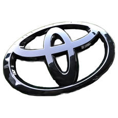 TOYOTA 黑化前後車標, 黑化，卡夢, 1個