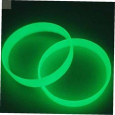 야간밴드 야광 실리콘 팔찌 옐로우