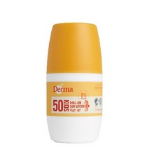 丹麥 Derma 兒童滾珠防水防曬乳50ml, 1個, 50ml