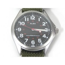 ALBA 雅伯 石英軍錶 5D0488