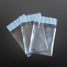 [쀼샵] 다용도 포장 비닐 접착 OPP봉투 9X11cm+4cm 400매