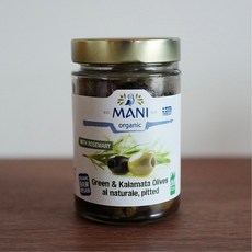 마니 유기농 그린&칼라마타 올리브 위드 로즈마리, 175g, 1개