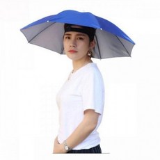 햇빛가리개 우산모자 낚시 머리에쓰는 양산 65cm 우양산