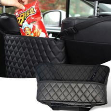 자동차 차량용 시트 센터 수납 포켓 그물망 네트 틈새 수납함 보관함 정리함, 1개