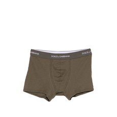 돌체앤가바나 로고 웨이스트밴드 코튼 복서 브리프