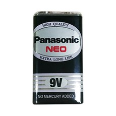 파나소닉 9V 망간건전지 사각배터리 1개입, 1개