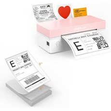 롱타 RP425 핑크 라벨 프린터100 PCS