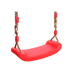兒童硬式鞦韆/坐板/大彎板 搭配單槓家中也能盪鞦韆 室內兒童安全玩具, 紅色, 1個