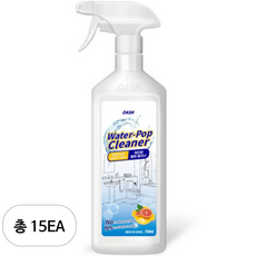 대쉬 워터팝 물때 클리너, 750ml, 15개