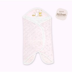 Ailiher 愛力兒優質多功能鋪棉包巾 連帽式包巾 嬰兒包巾 幼童包巾 居家外出