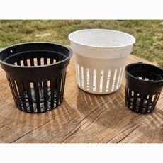 欣榮園藝 水草盆控根盆 透氣栽培適用於水草蘭花鹿角蕨, 1個, 5公分,黑色