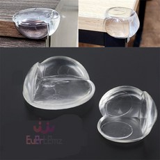 에버템즈 투명 원형 모서리 쿠션 보호대 모서리안전가드 아기모서리보호대 모서리커버몰딩 모서리가드, 소, 1개