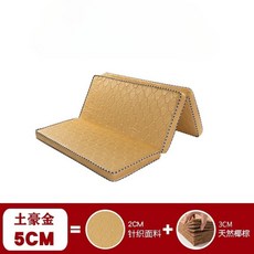 접이식매트리스 친환경 코코넛팜 바닥매트 3단 접이식바닥요, C타입 두께5CM 3단