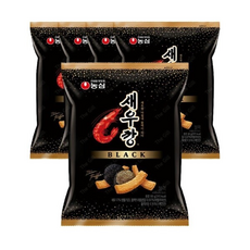 농심 새우깡 블랙, 80g, 5개